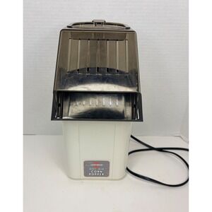 West Bend Hot Air Corn Popper Vintage Electric Popcorn Maker Almond 82602 USA